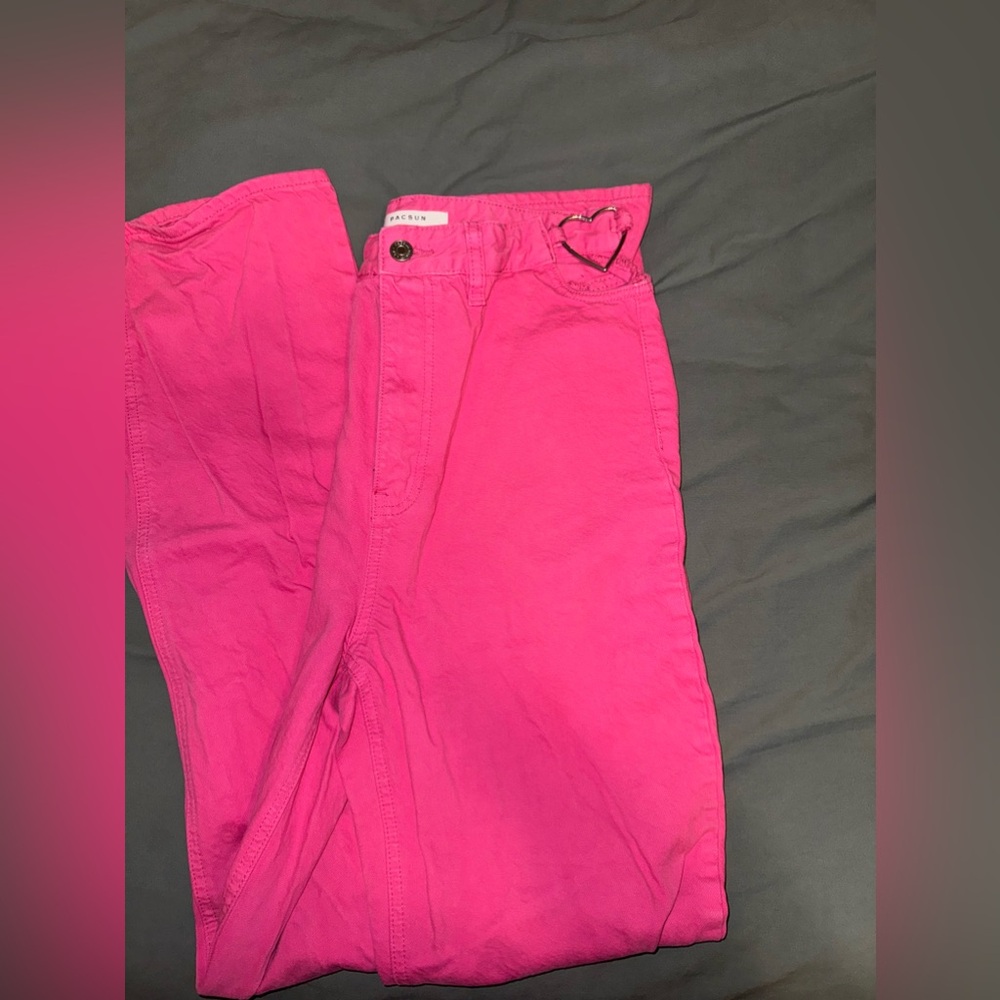 Pacsun Pink Heart ‘90s Boyfriend Jeans